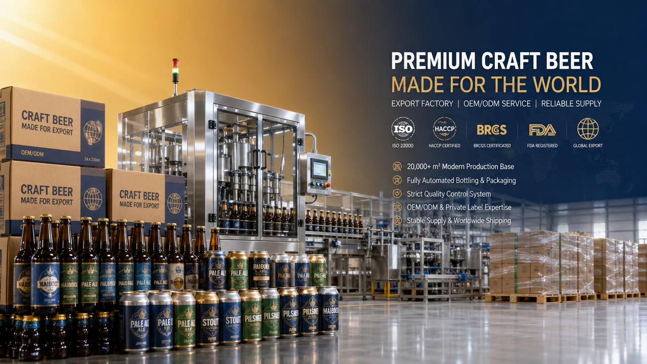 Cervecería con licencia de exportación: por qué es importante en 2026 Cervecería con licencia de exportación: por qué es importante en 2026
