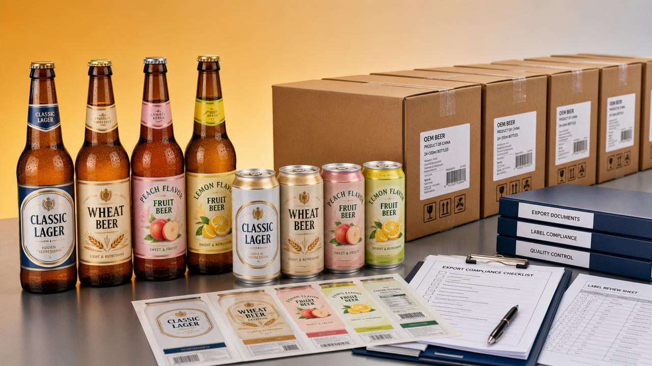 Cambios en el cumplimiento de OEM de cerveza en China y actualizaciones de riesgos de etiquetado