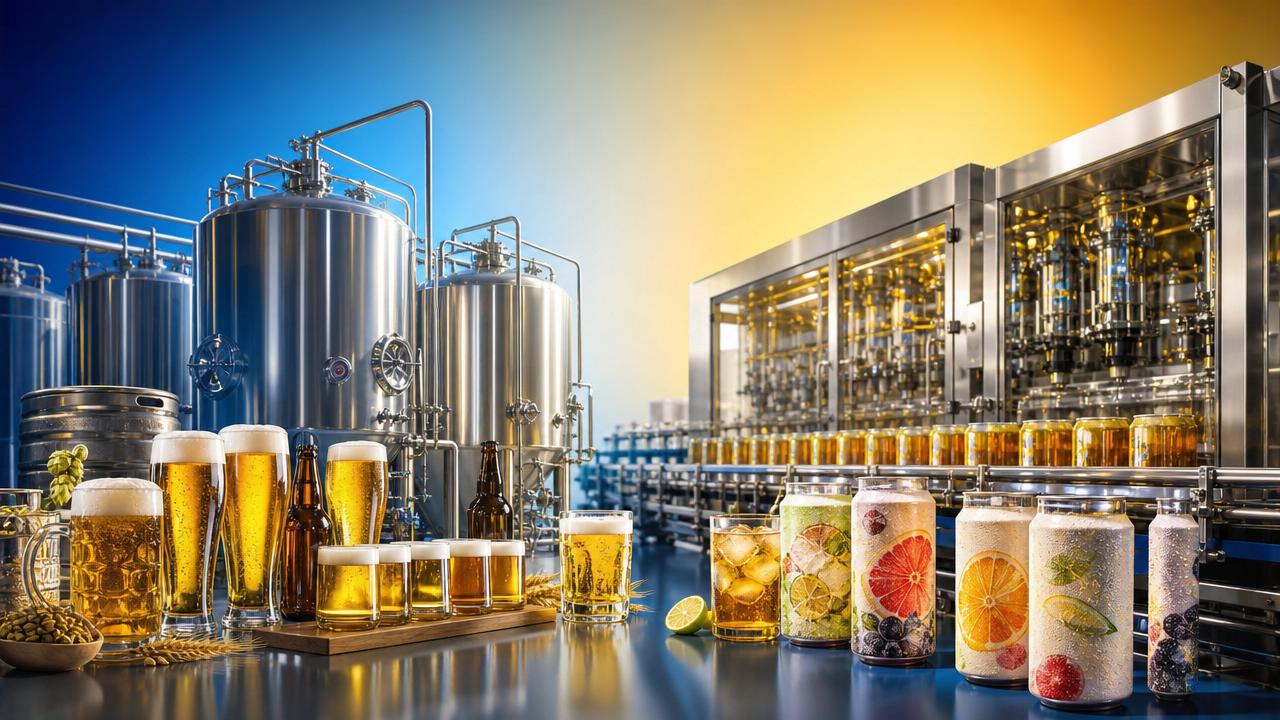 Fábrica de cerveza vs fábrica de bebida de malta: ¿Qué modelo de producción se adapta a su plan de producto?