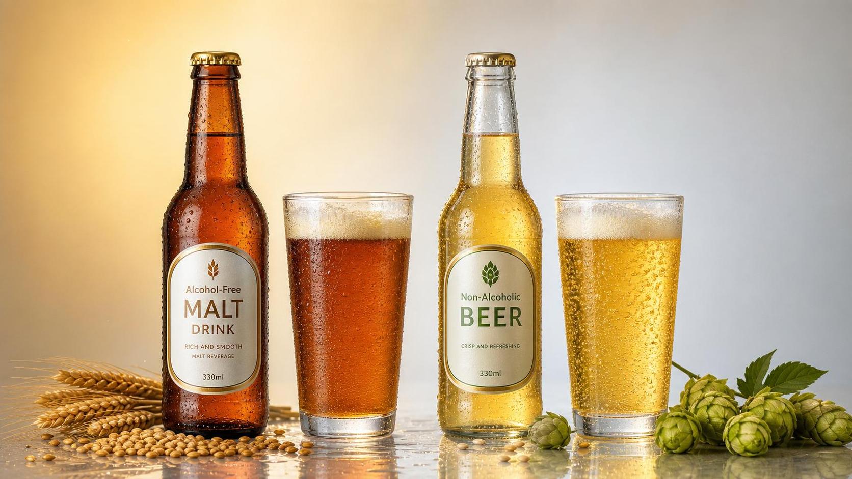Bebida de malta sin alcohol vs cerveza sin alcohol: diferencias en sabor, etiquetado y casos de uso