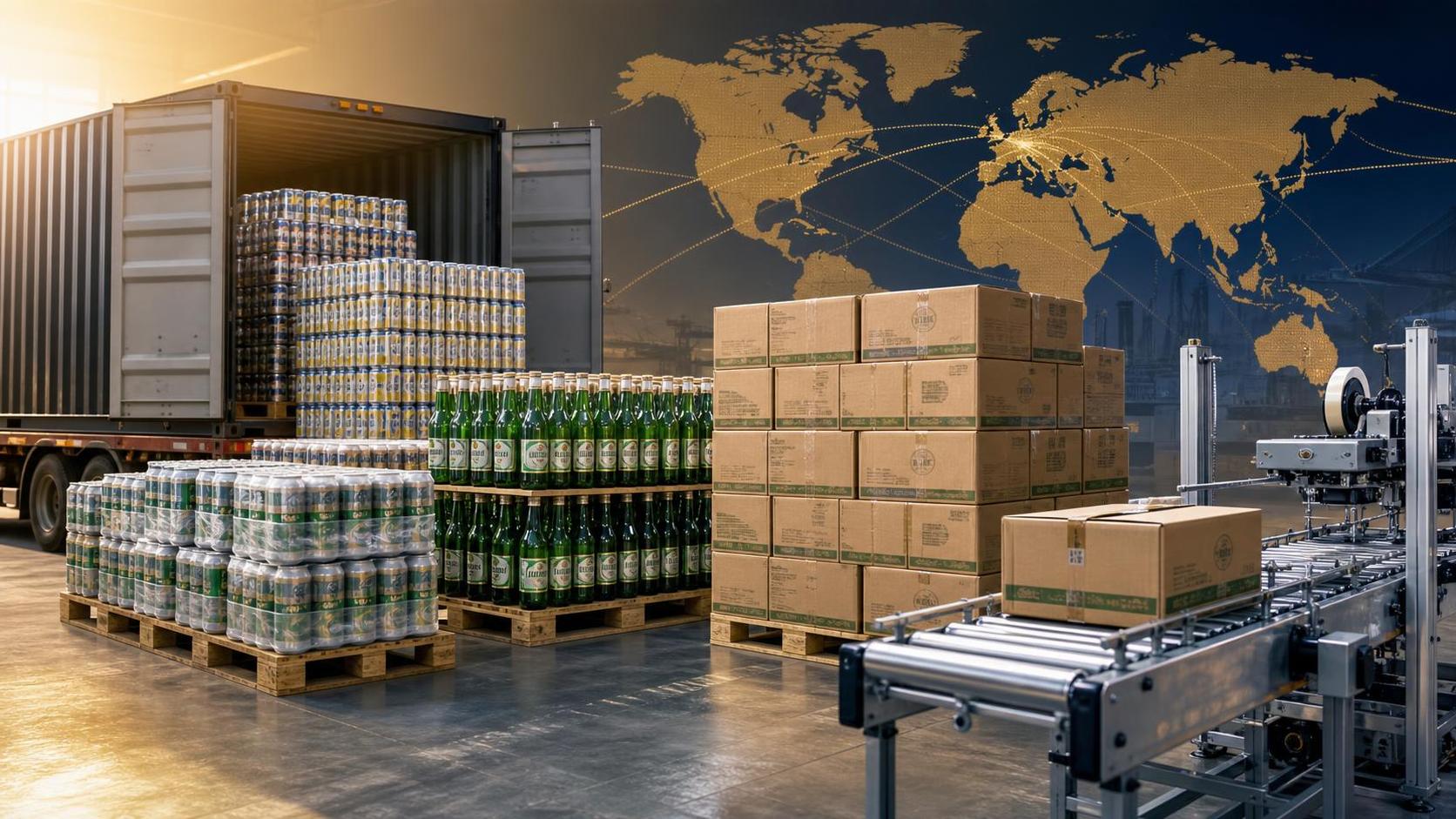 Cómo afectan el MOQ, el plazo de entrega y el embalaje a los costes en una fábrica de cerveza en China