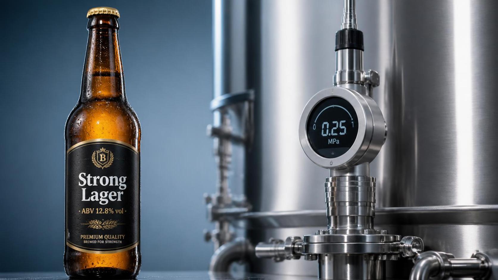 ¿Cuál es el límite máximo de ABV para la cerveza lager fuerte producida bajo la licencia china de seguridad alimentaria?
