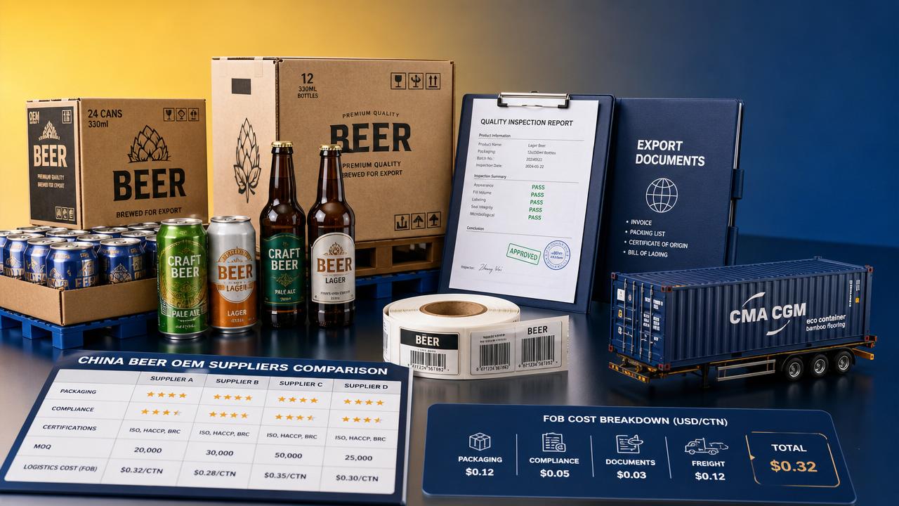 Как сравнивать китайских OEM-поставщиков пива, не упуская скрытые расходы