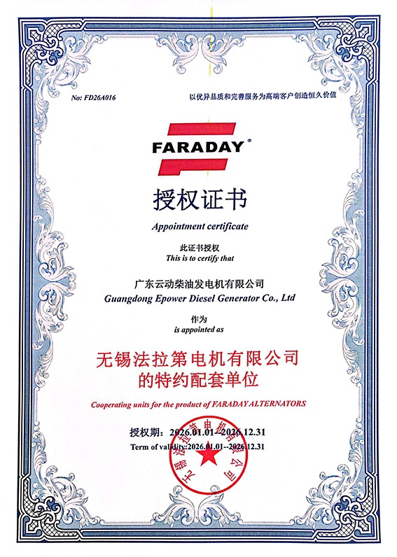 Wuxi Faraday Power Authorization