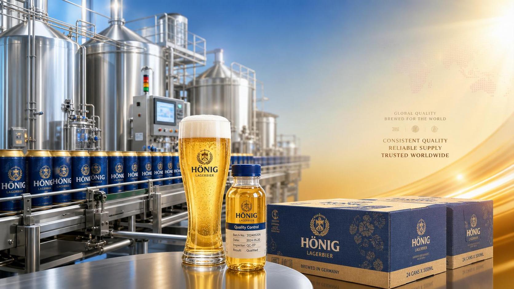 中国のビール工場を長期供給先として評価する際、品質の安定性は信頼できるシグナルでしょうか?