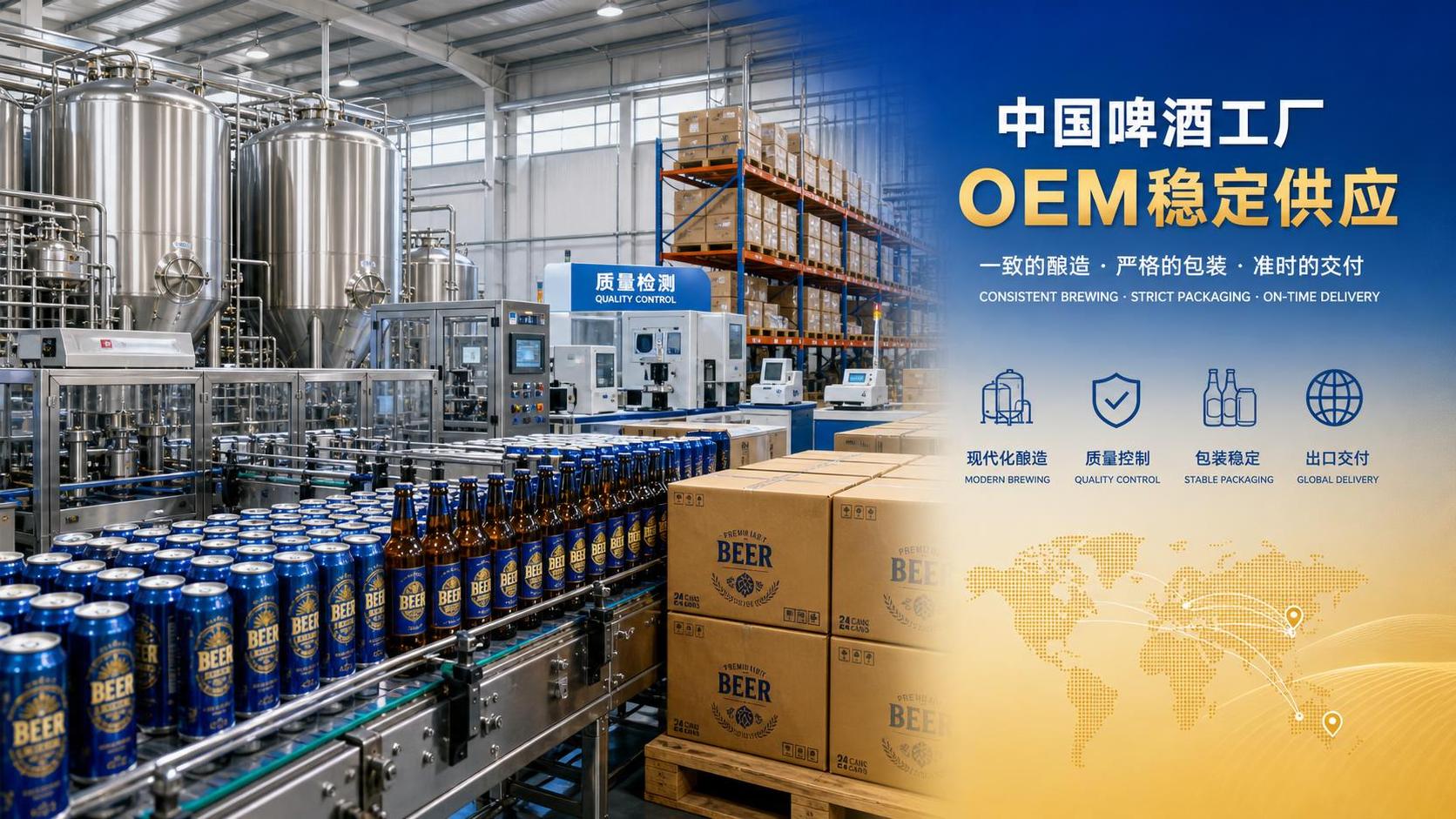 中国のビール工場を評価し、安定したOEM供給を実現する方法