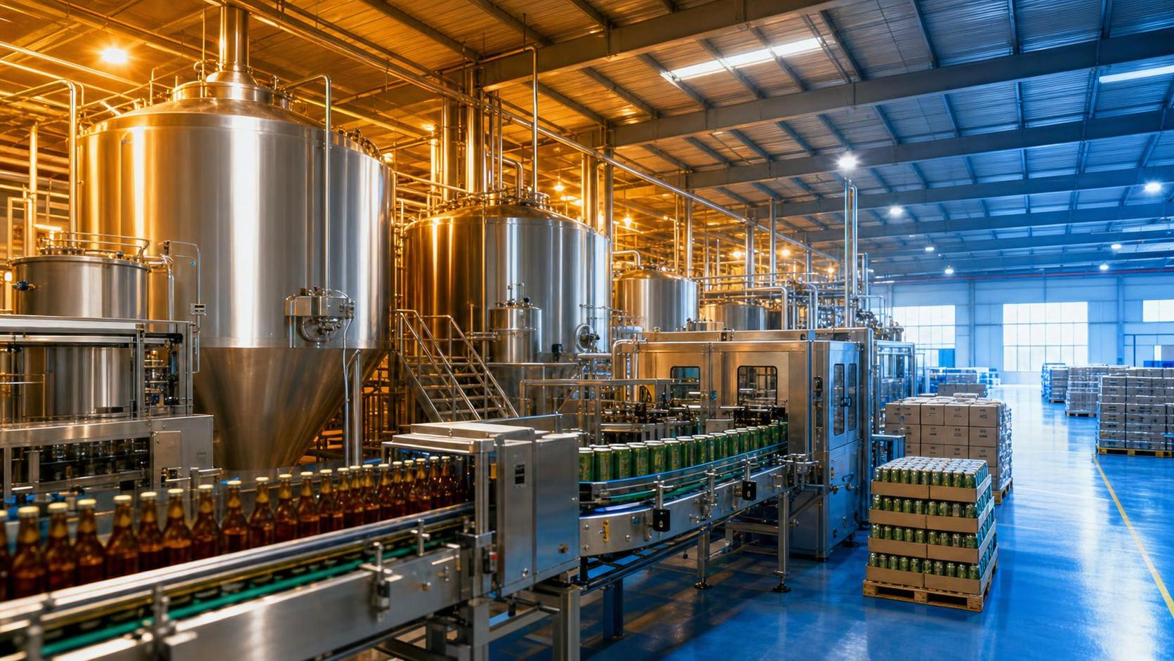 中国のビール工場：醸造能力、品質管理、輸出対応力