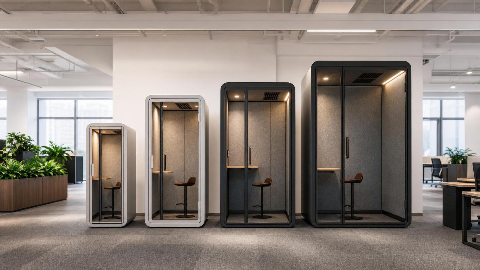 Acoustic Phone Booths for Offices: How to Compare Size, STC, Ventilation, and Privacy