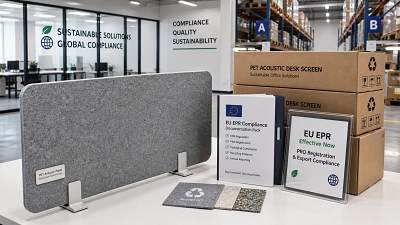 EU EPR Rule Takes Effect for PET Desk Dividers