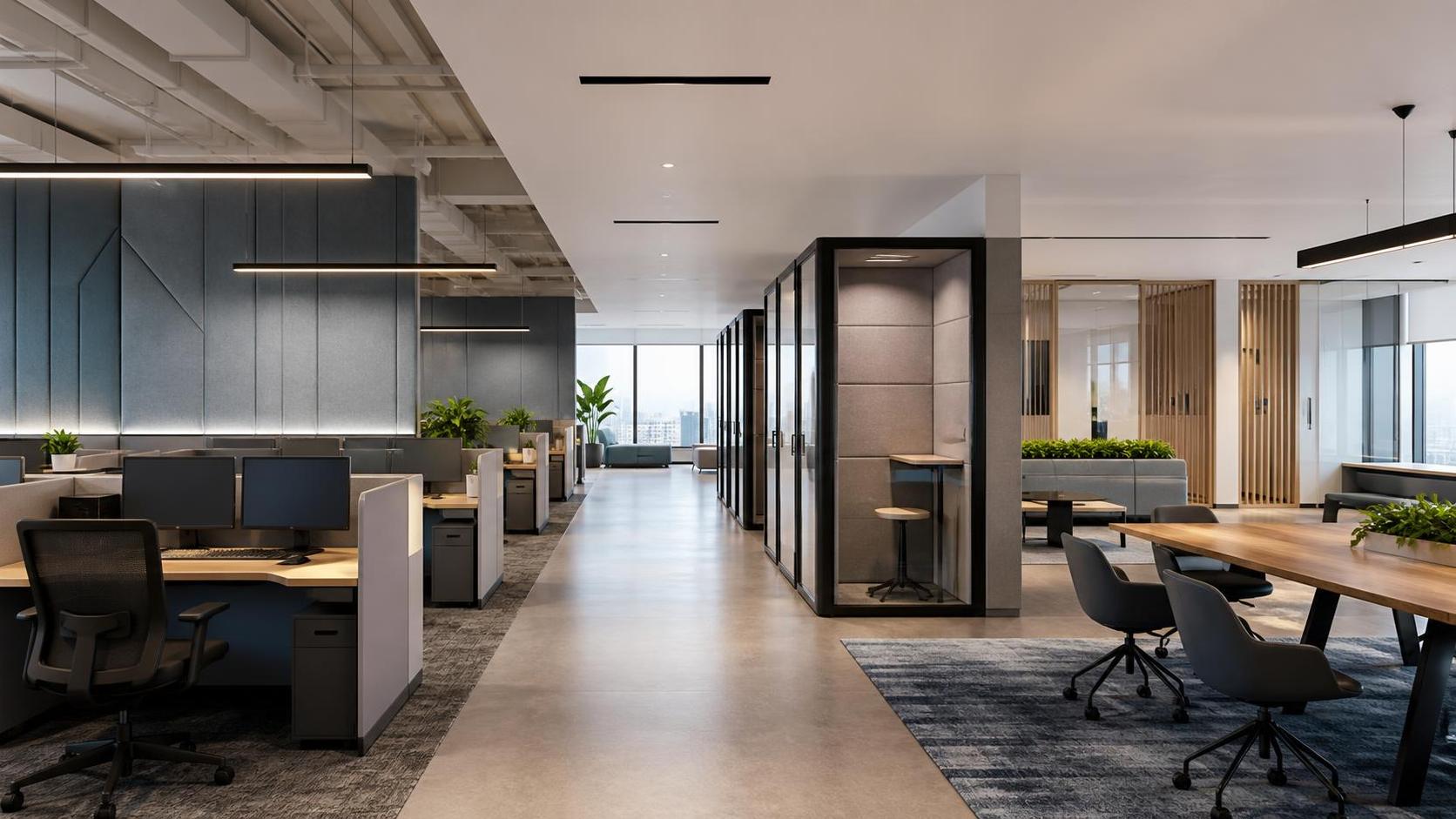 How Workplace Productivity Design Improves Focus and Team Output in Open Offices