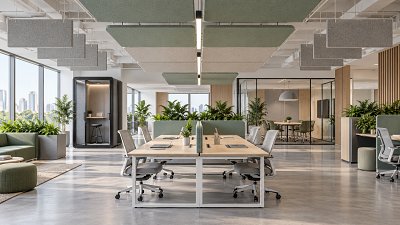 Open-Plan Acoustics Design: Reducing Speech Noise Without Blocking Teamwork