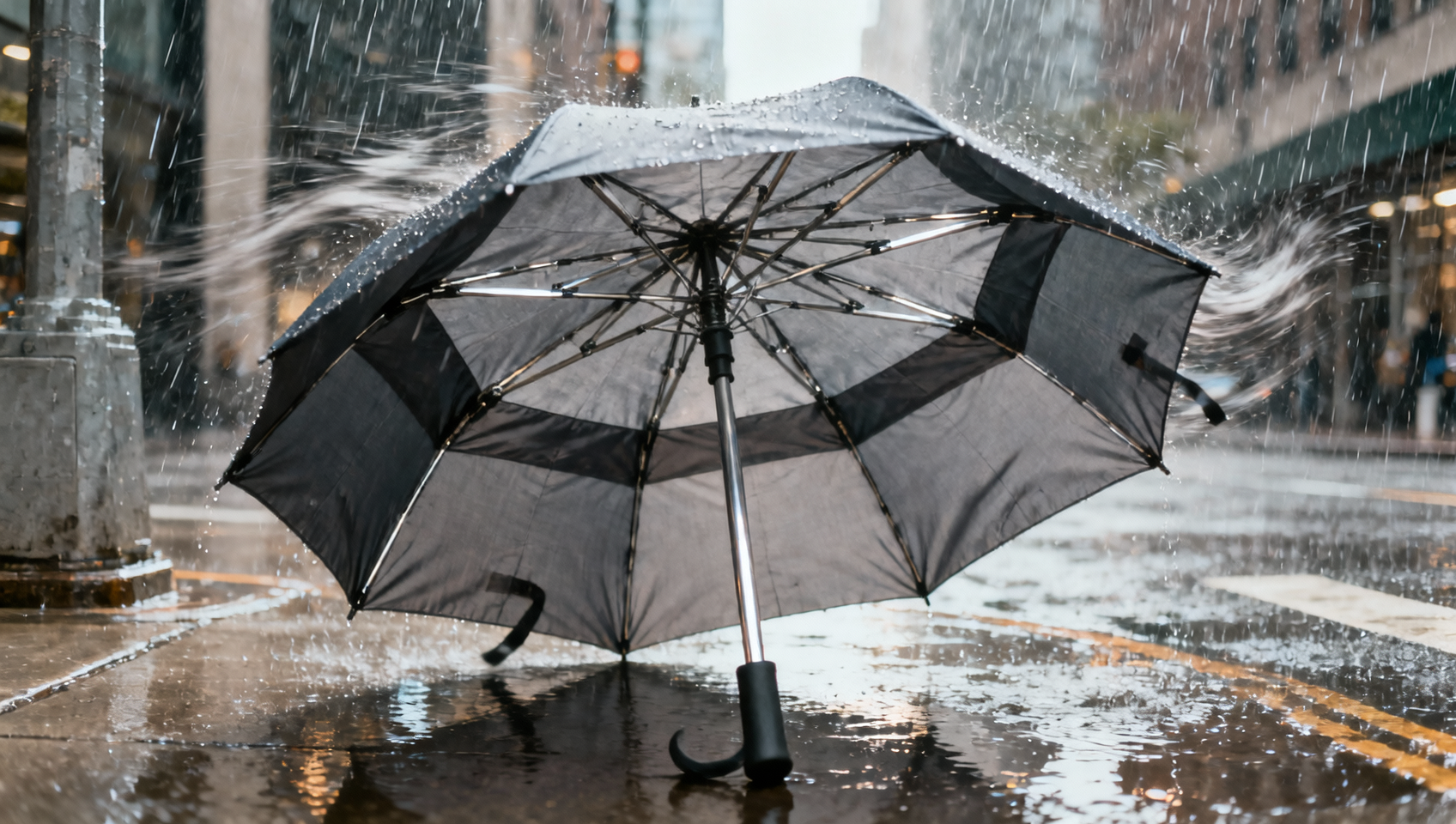 Windproof Umbrellas: What Makes One Actually Hold in Gusts?
