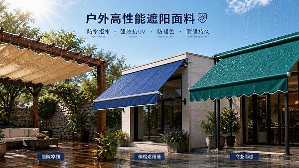 How to Choose Fade Resistant Outdoor Shade Fabrics for Sun and Rain Exposure