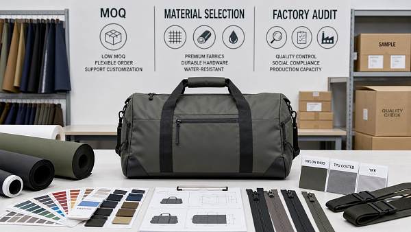 Travel Bags Private Label: MOQ, Materials, and Factory Questions Before You Order