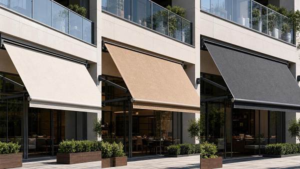 How to Choose Outdoor Shade Materials for Awnings by UV Resistance, Fade Rate, and Maintenance