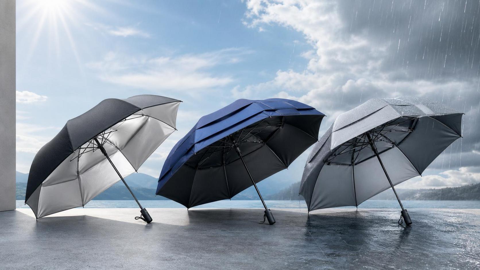 UV Wind Resistant Umbrellas: Key Materials, Frame Types, and Performance Differences