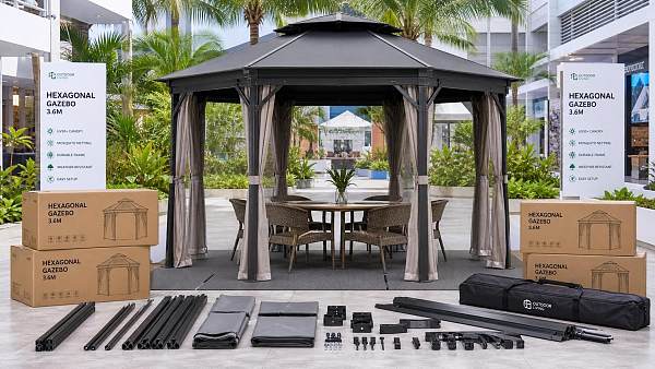 GOSE 2026 Wraps With Strong SEA Demand for Pop-Up Hexagonal Gazebos