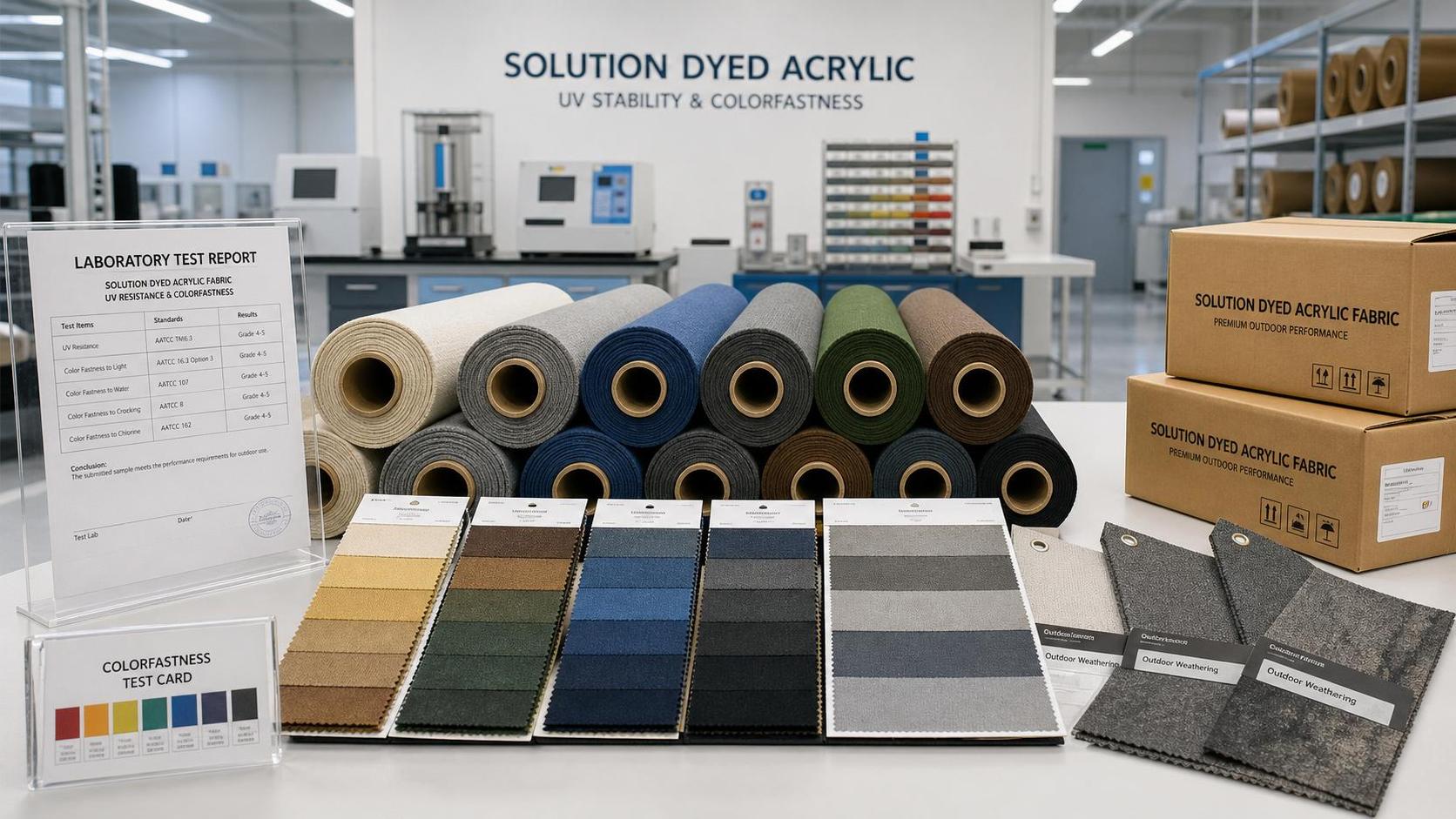 How to Evaluate a Solution Dyed Acrylic Fabrics Supplier for Fade Resistance and Lead Time