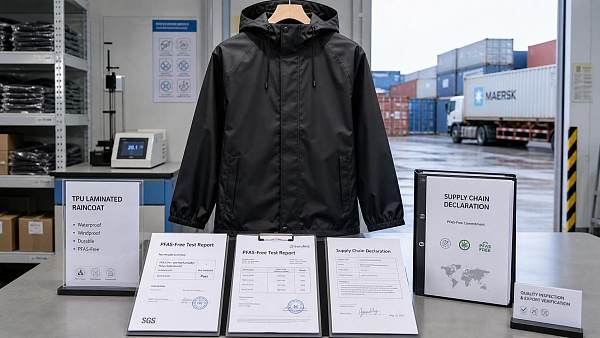EU Rule Makes PFAS-Free Proof Mandatory for TPU Raincoat Exports