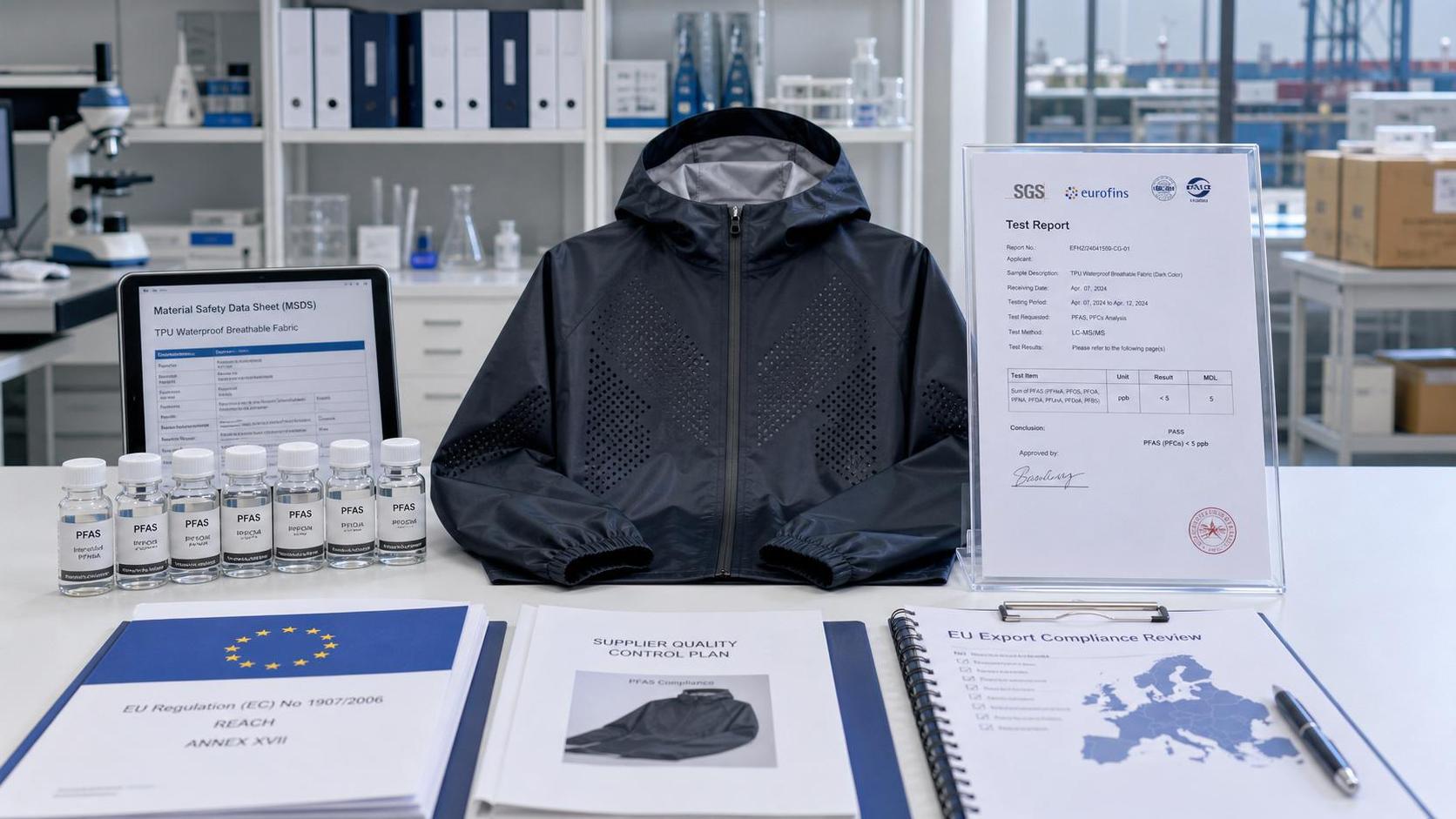 ECHA Expands PFAS Rules for TPU Raincoat Exports