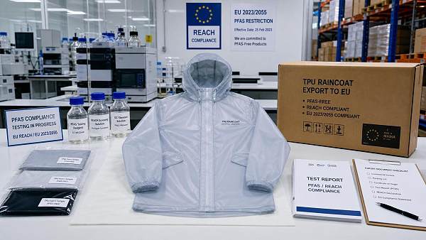 ECHA Adds PFAS to REACH Limits for TPU Raincoat Exports