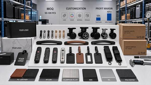 Luggage Accessories Wholesale: How to Compare MOQ, Customization, and Margin Potential