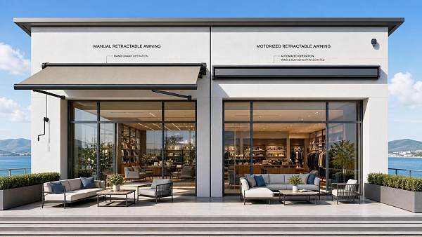 Manual Outdoor Awning Systems vs Motorized Options: Which One Fits Your Space?