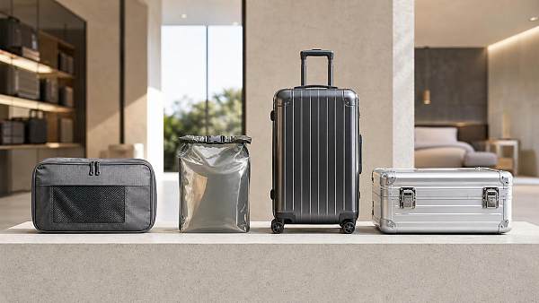Travel Accessories Categorization by Material: How Fabric, TPU, PC, and Aluminum Affect Use