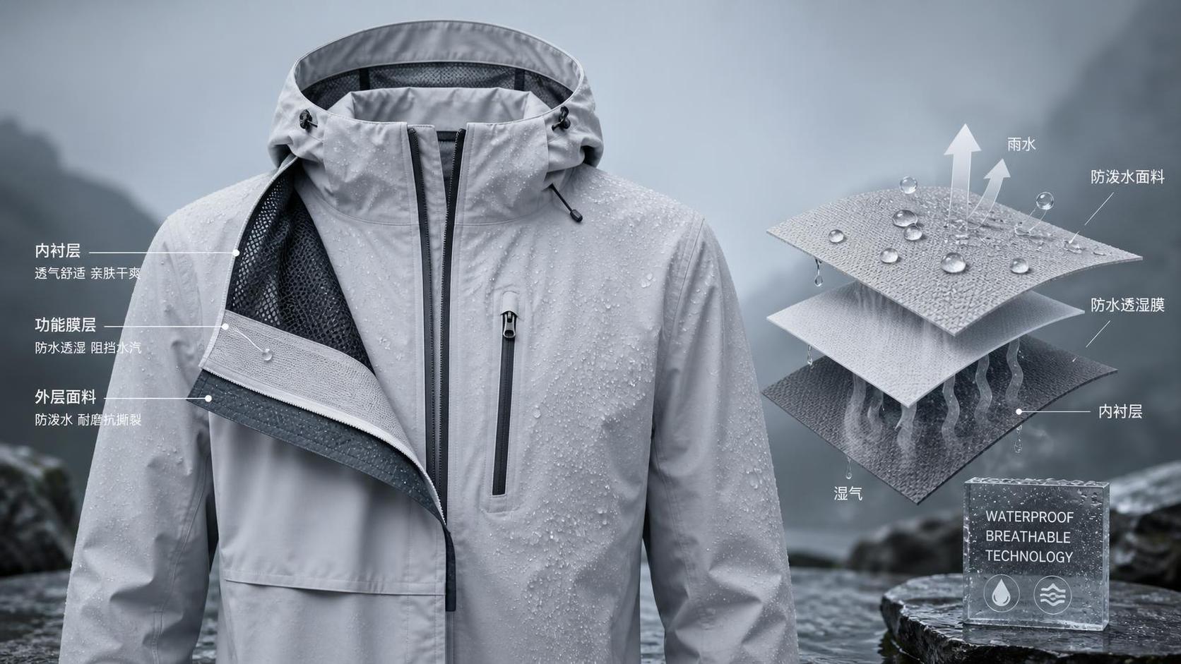 What Is Membrane Moisture Management and How Does It Affect Breathable Rainwear?