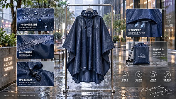 How to Choose Poncho Material for Breathability, Waterproofing, and Daily Wear
