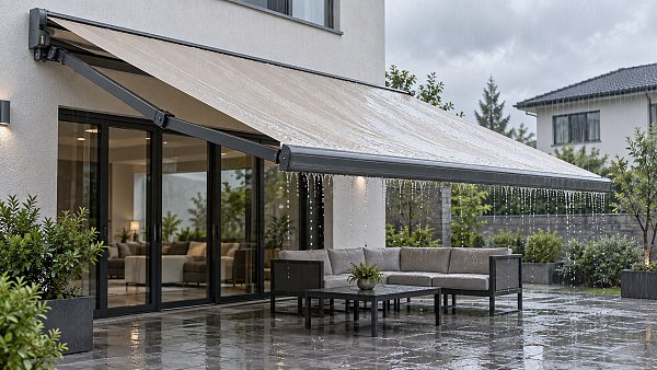 Why Does Outdoor Awning Fabric Sag After Rain?