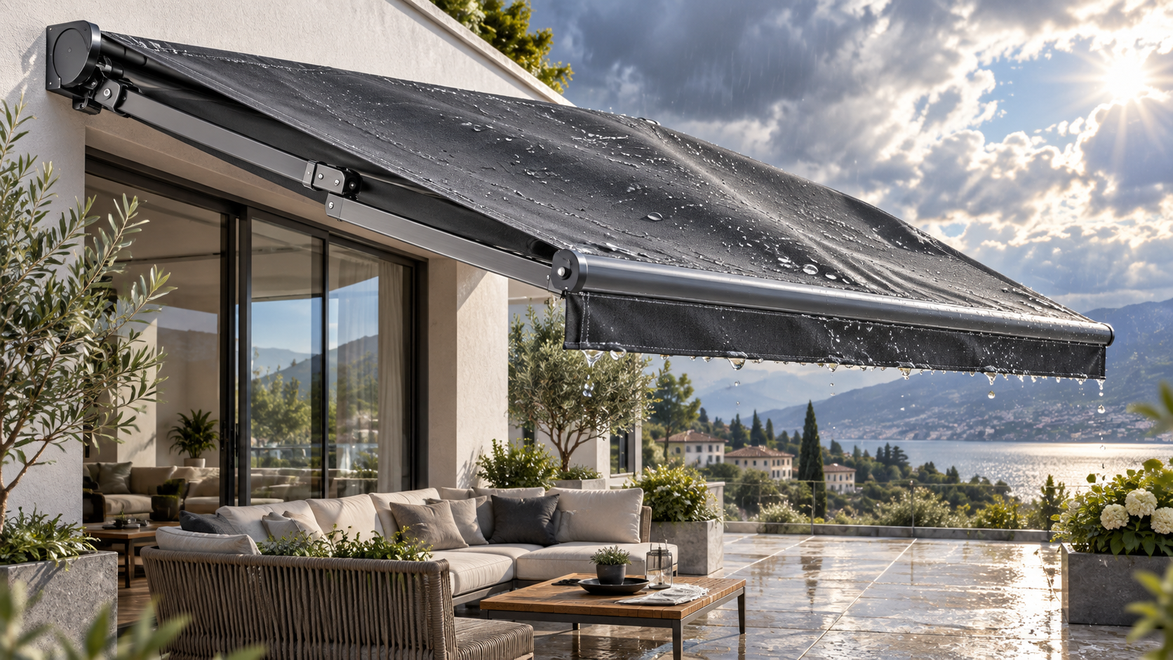 Weather Protection Textiles in Europe: Selecting Fabrics for UV, Rain, and Wind Exposure