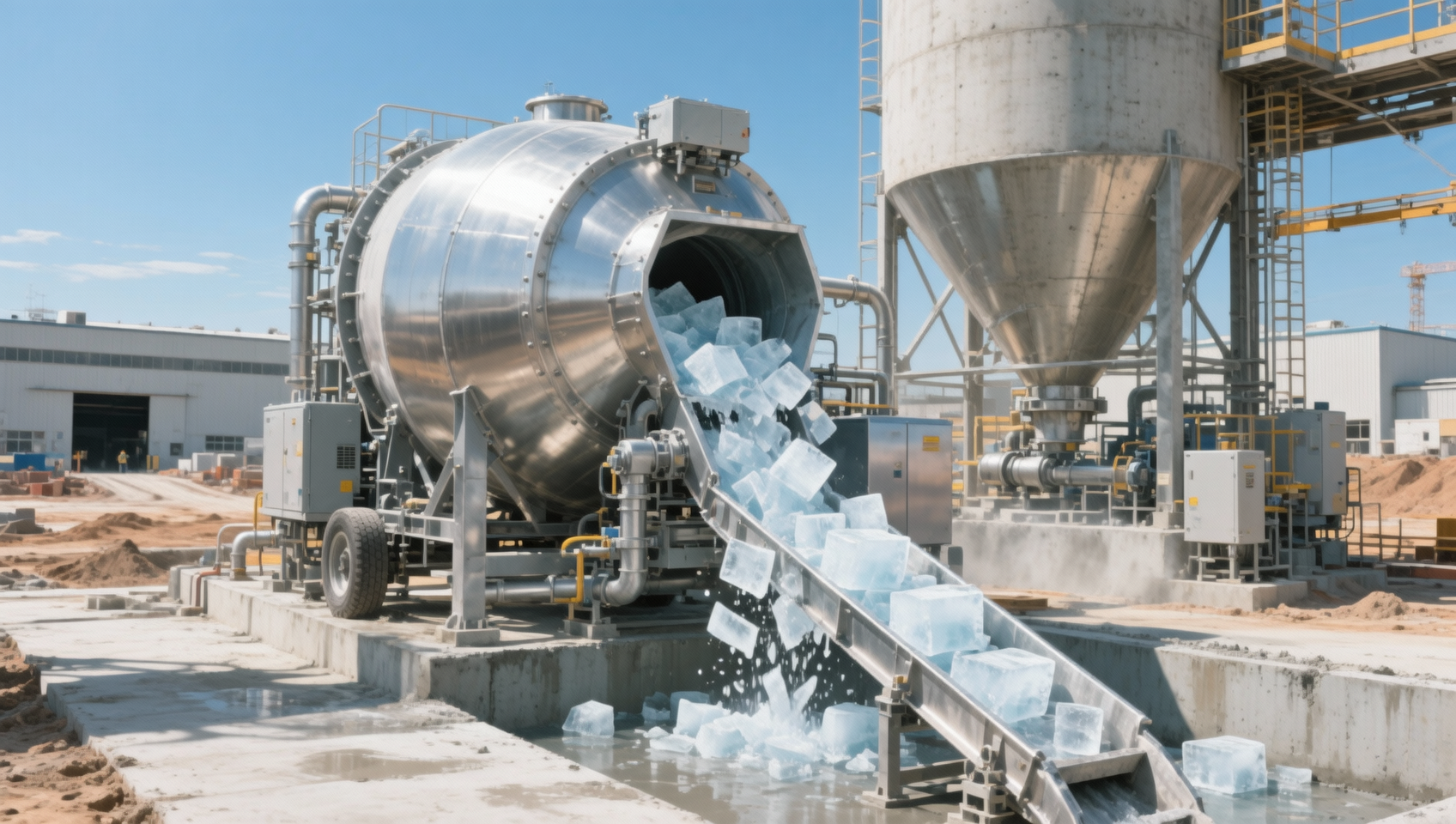 Industrial Ice Machine Sizing for Concrete Cooling Projects
