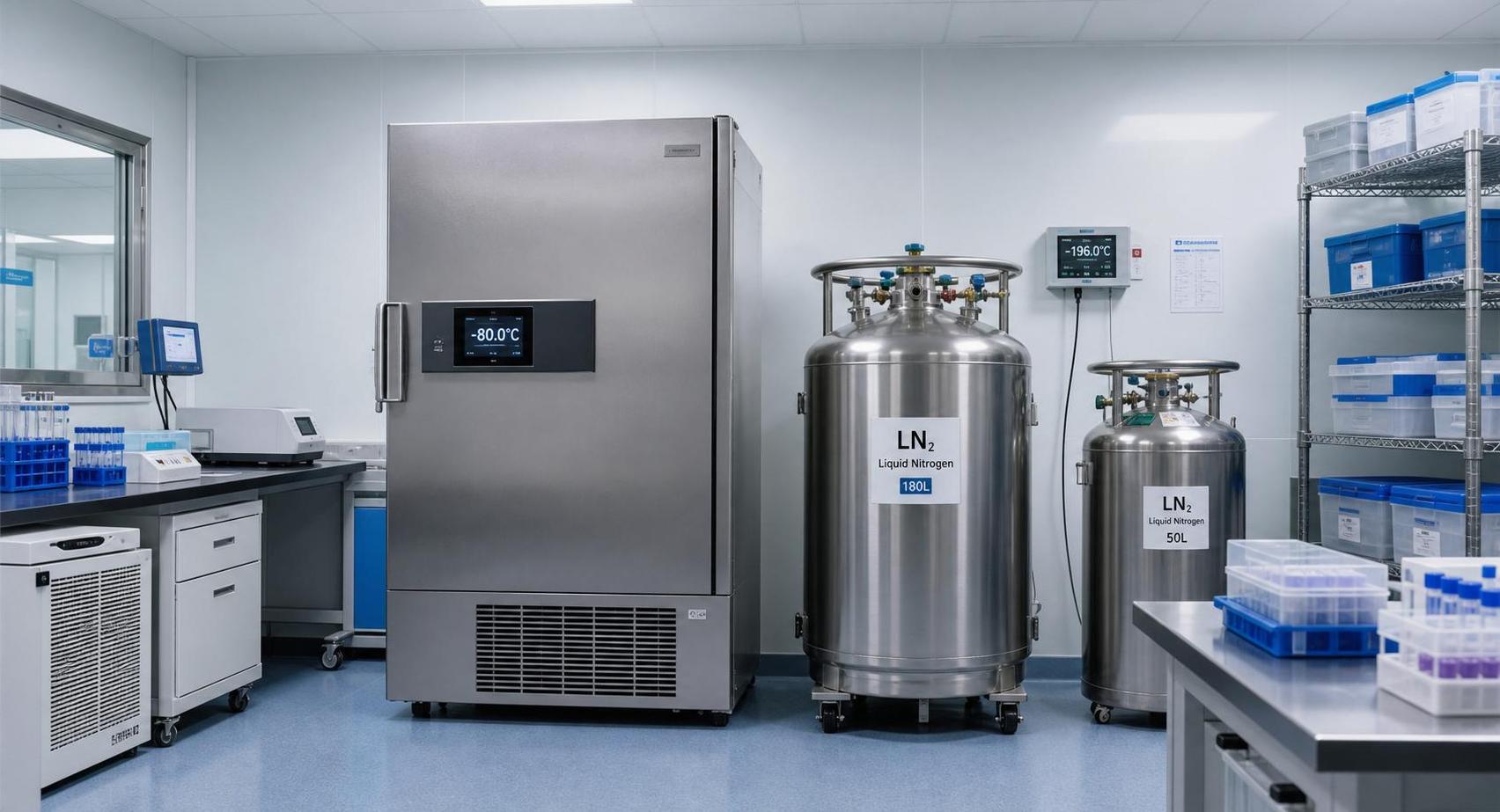 Sample Preservation Systems: Choosing Between ULT and Cryogenic Storage