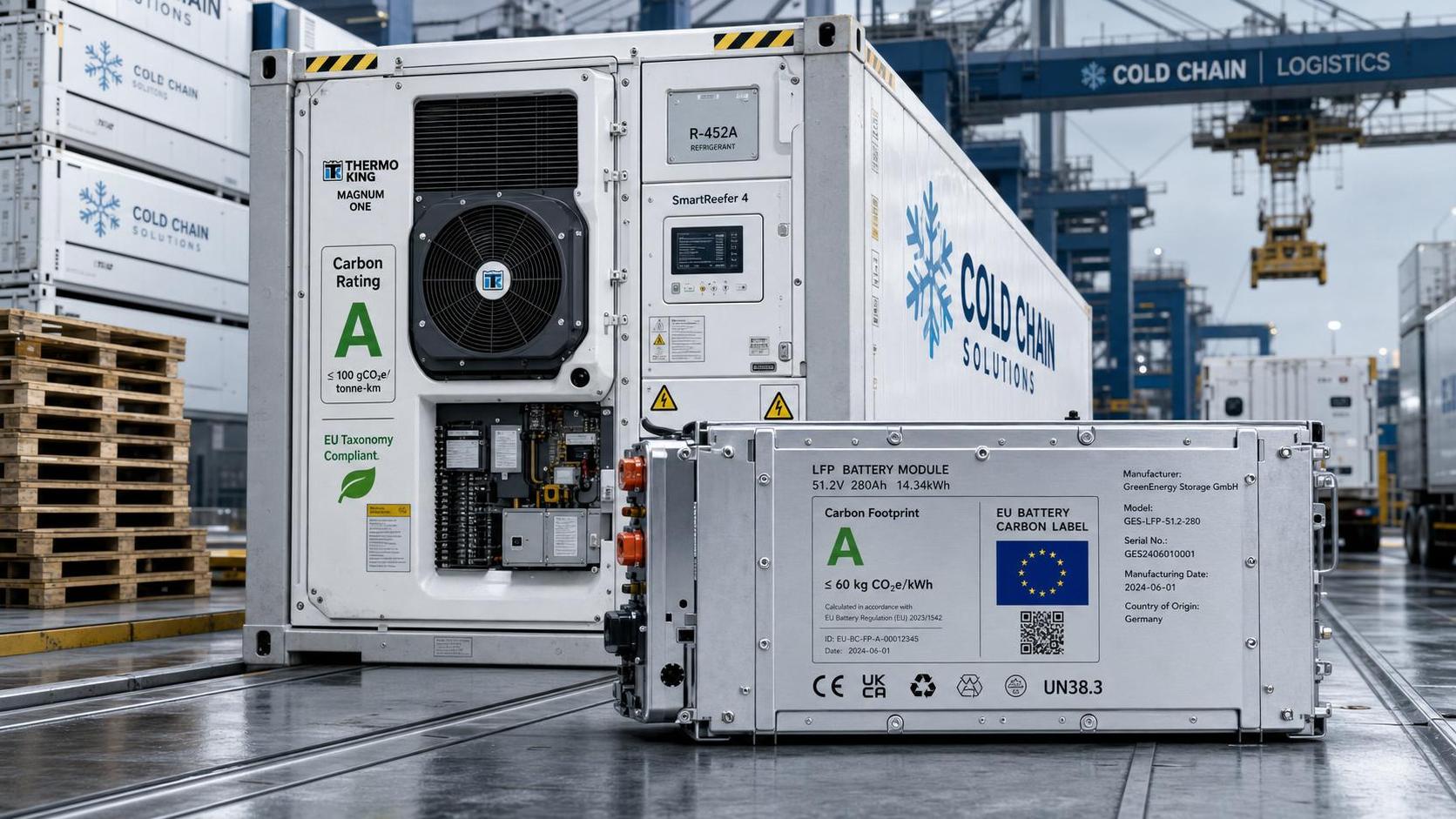 EU Battery Carbon Labels Hit Cold Chain Exports