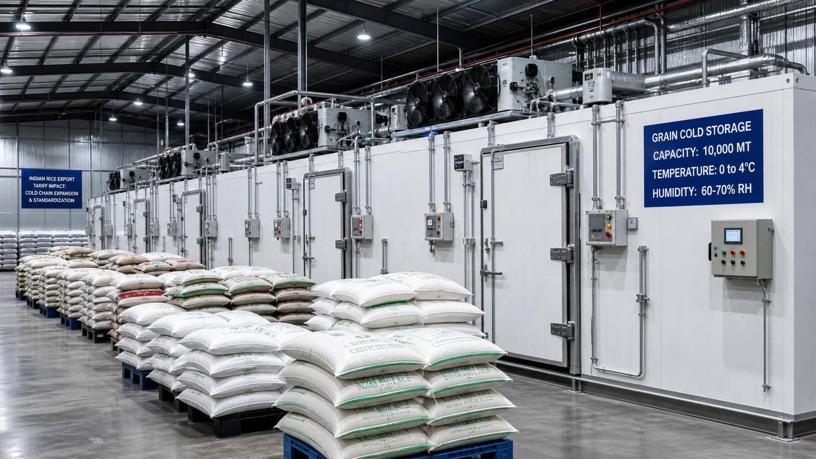 India Rice Duty Drives Cold Storage CAPEX