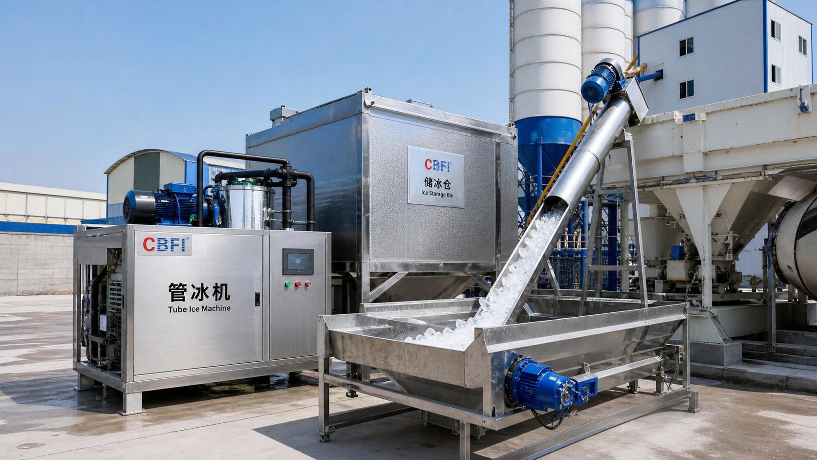 Small Tube Ice Machine Sizing Guide for Concrete Cooling Projects