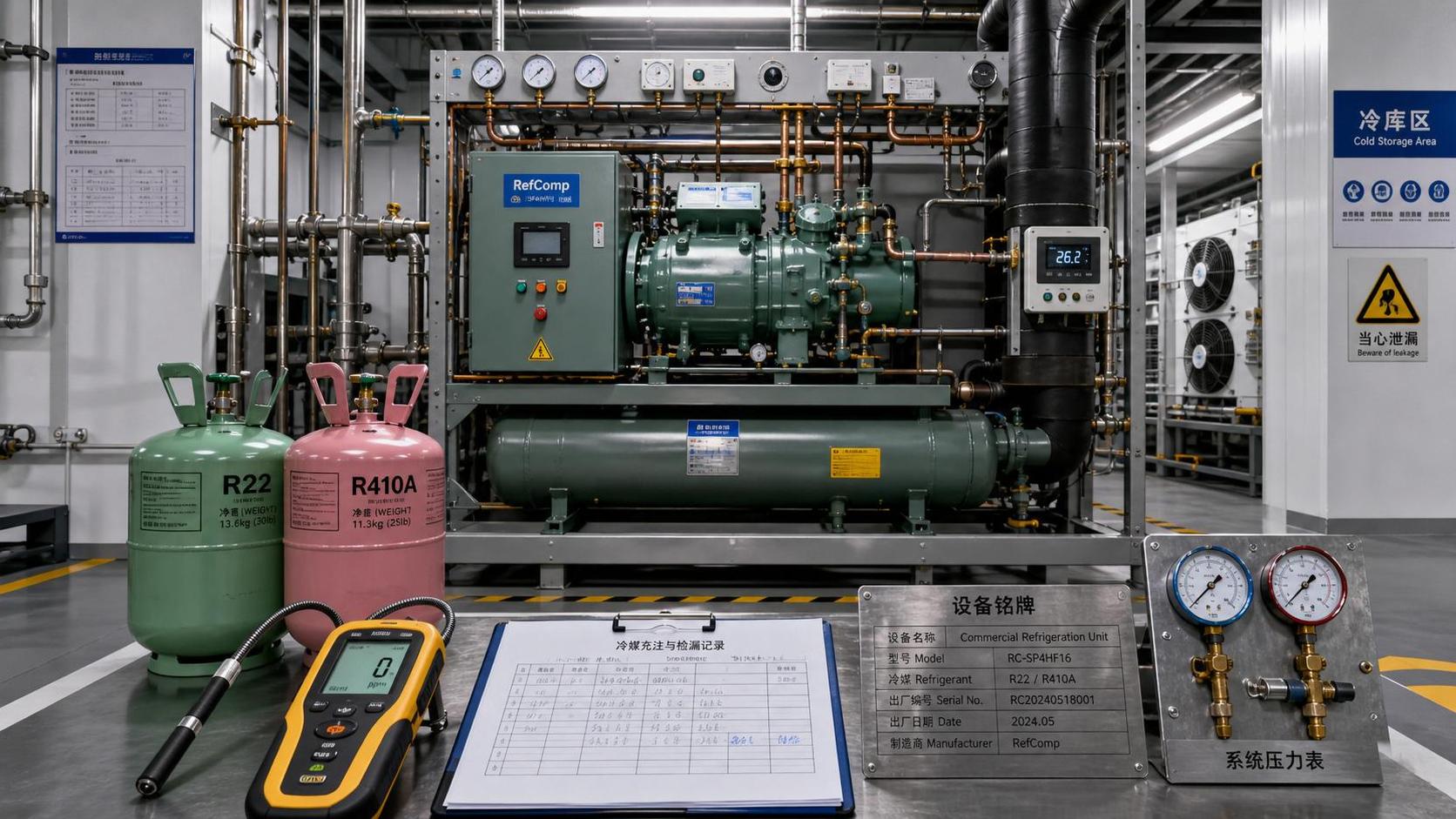 Refrigerant Management Basics: Leak Tracking, Charge Records, and Compliance Risks