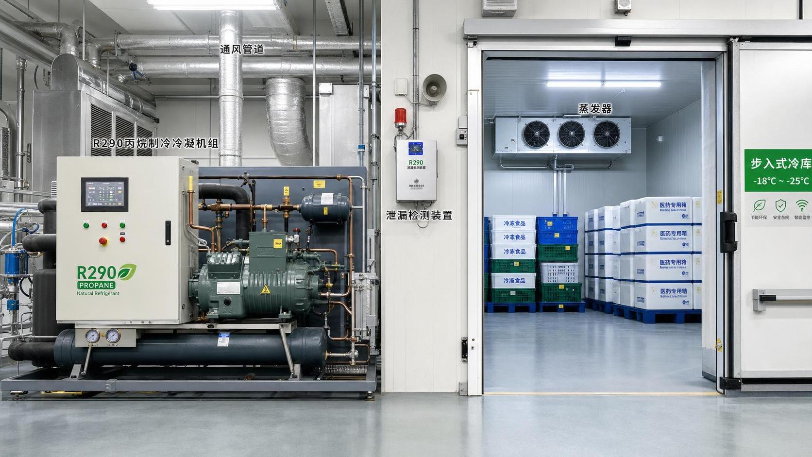 R290 Propane Refrigeration for Cold Rooms: Safety Limits, Efficiency, and Compliance