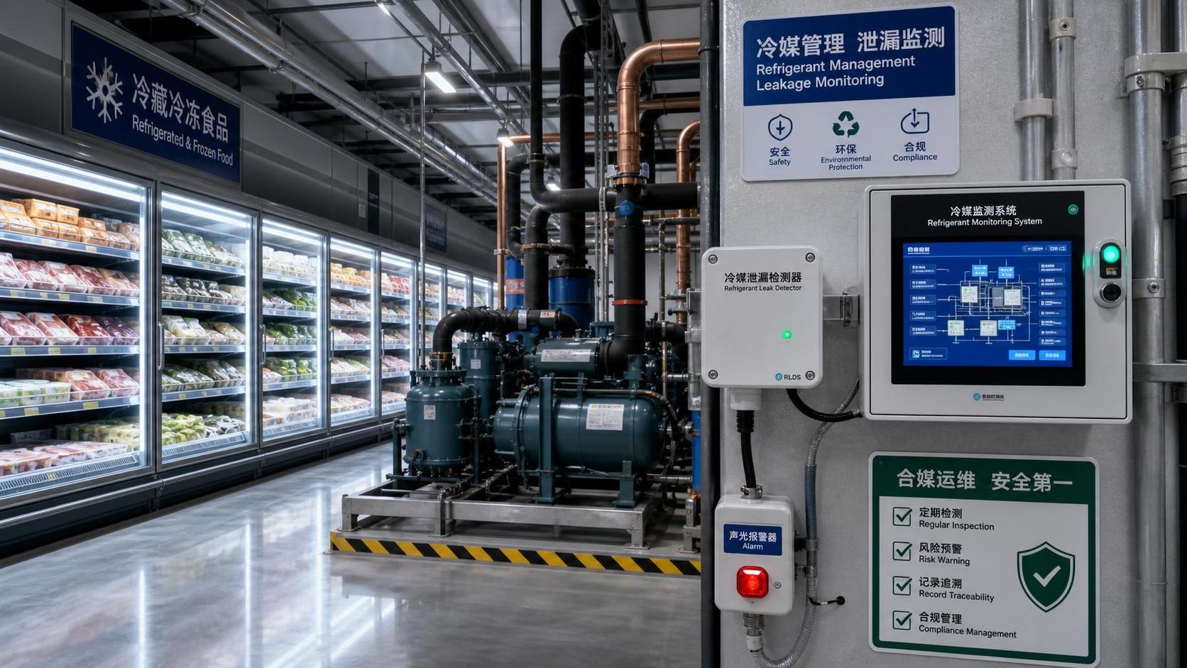 Refrigerant Management for Supermarkets: Cutting Leak Risk and Compliance Costs
