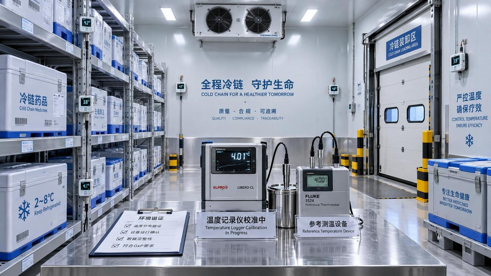 How to validate temperature monitoring in a pharmaceutical cold chain system