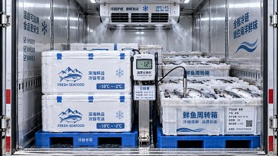 How to verify cold chain compliance for seafood during delivery