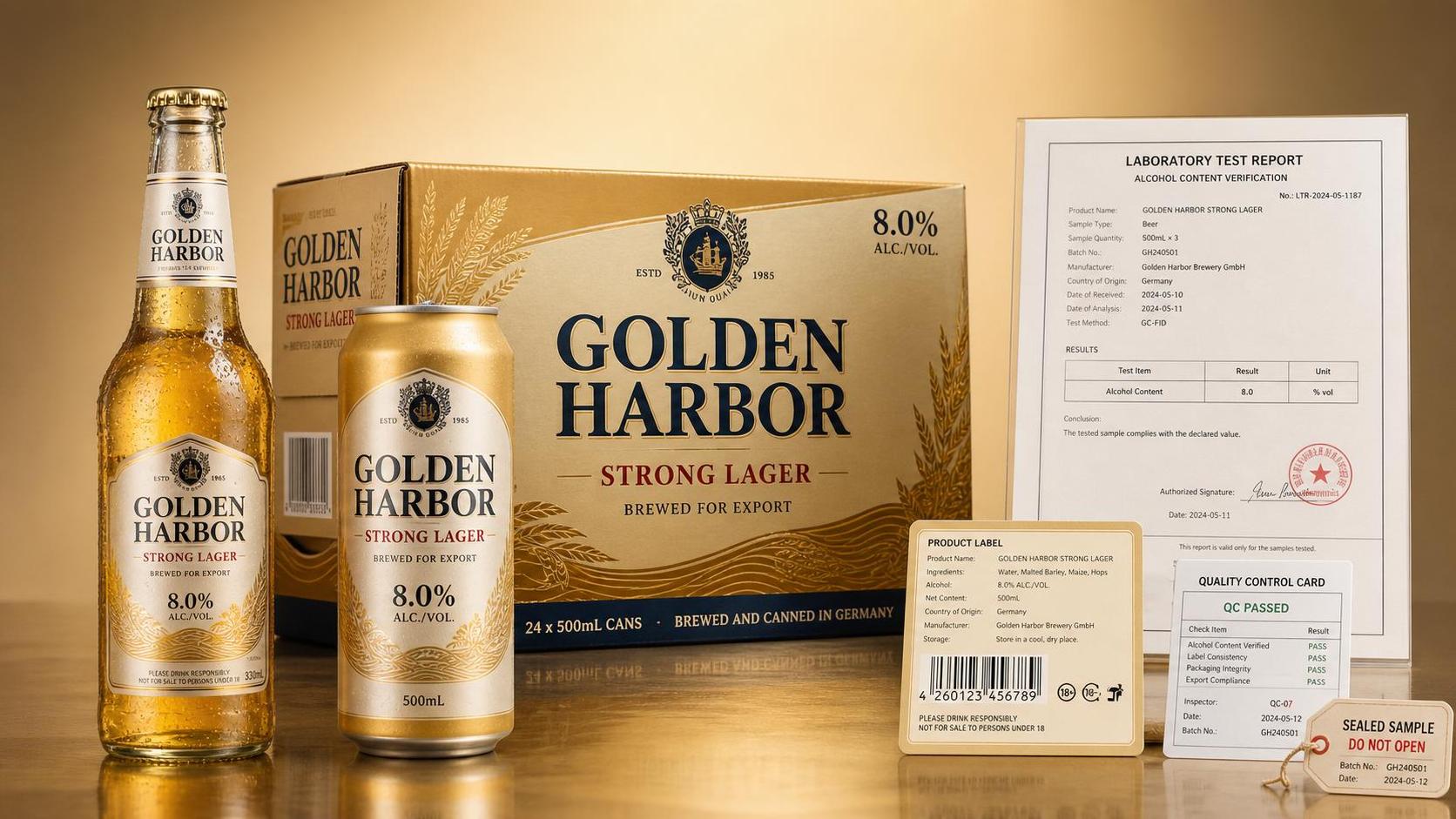 Nhãn rủi ro của bia lager mạnh: ABV và kiểm tra tuân thủ