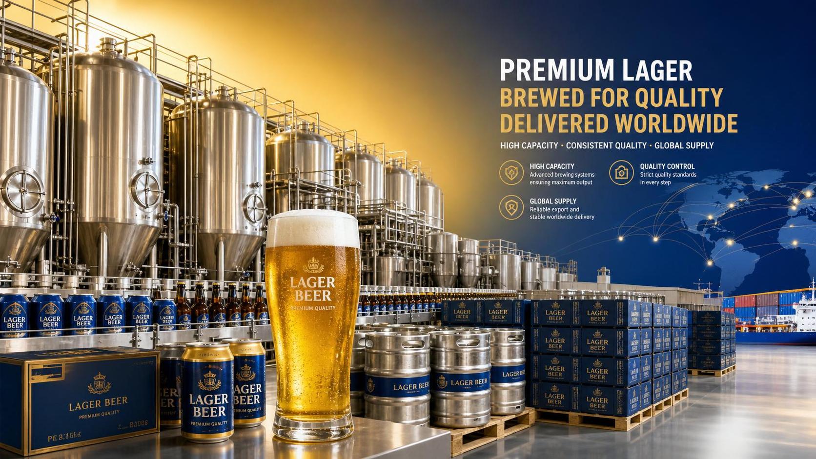 Cách đánh giá một nhà sản xuất bia lager mạnh để đảm bảo nguồn cung ổn định