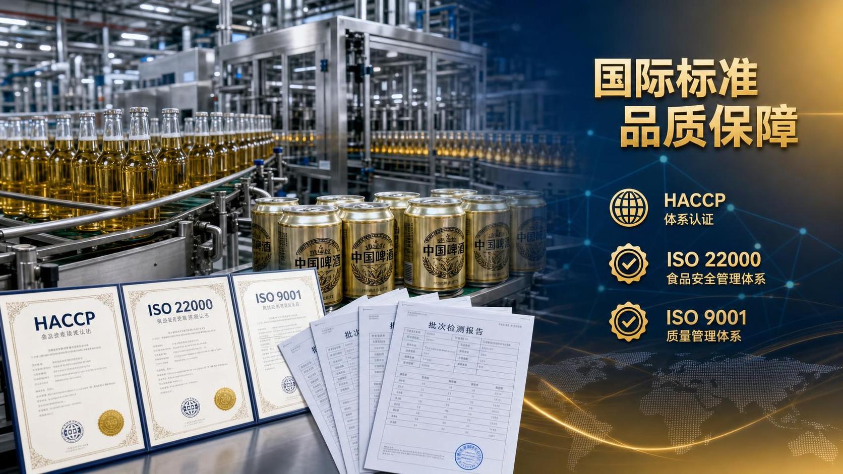 Nhà máy bia Trung Quốc cần có những chứng nhận nào?
