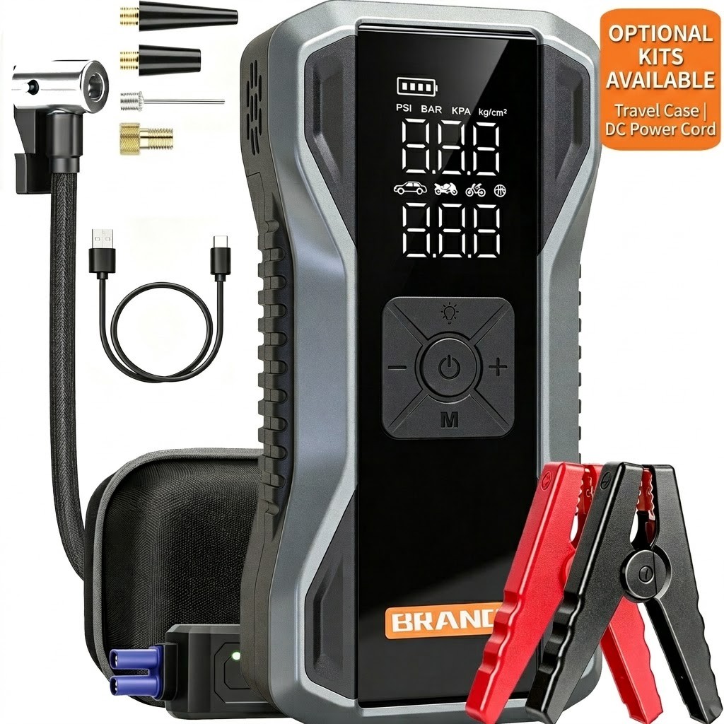 All-in-One-Starthilfe und Reifenfüller APS-541