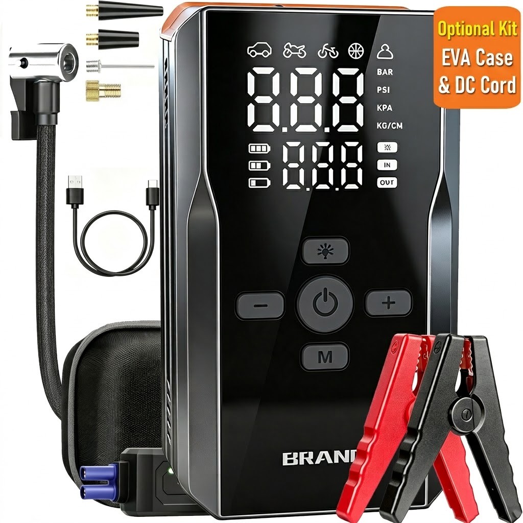All-in-One-Starthilfe und Reifenfüller APS-542