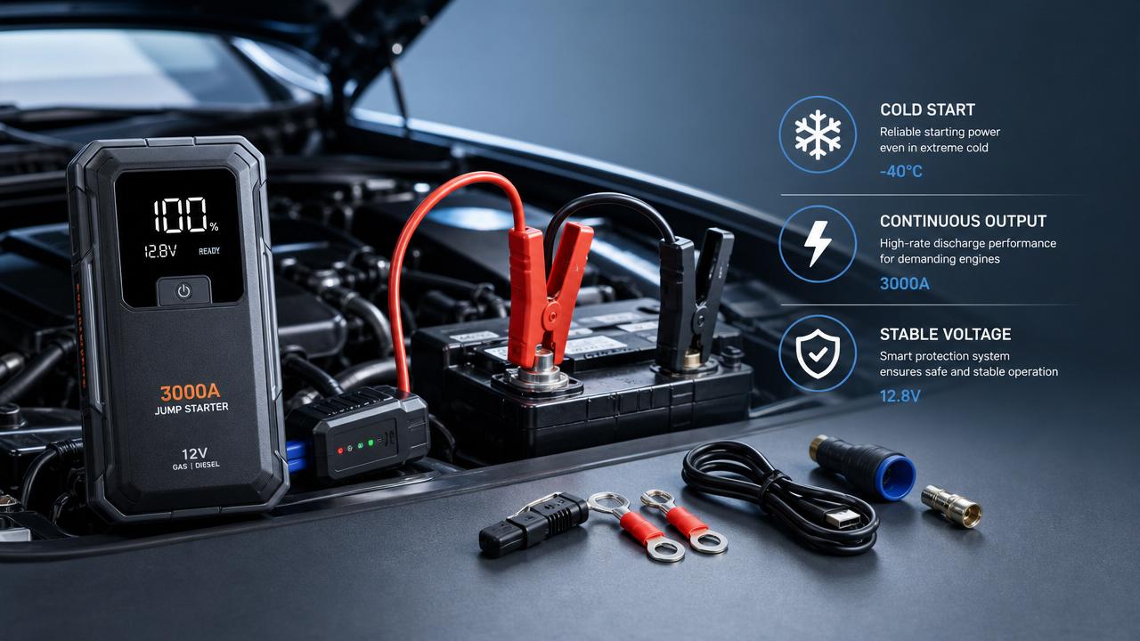 Démarreurs de secours & boosters de batterie: Quelles promesses de performance comptent le plus?