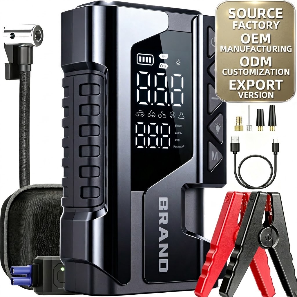 Avviatore di emergenza per auto, gonfiatore per pneumatici e power bank tutto in uno APS-539