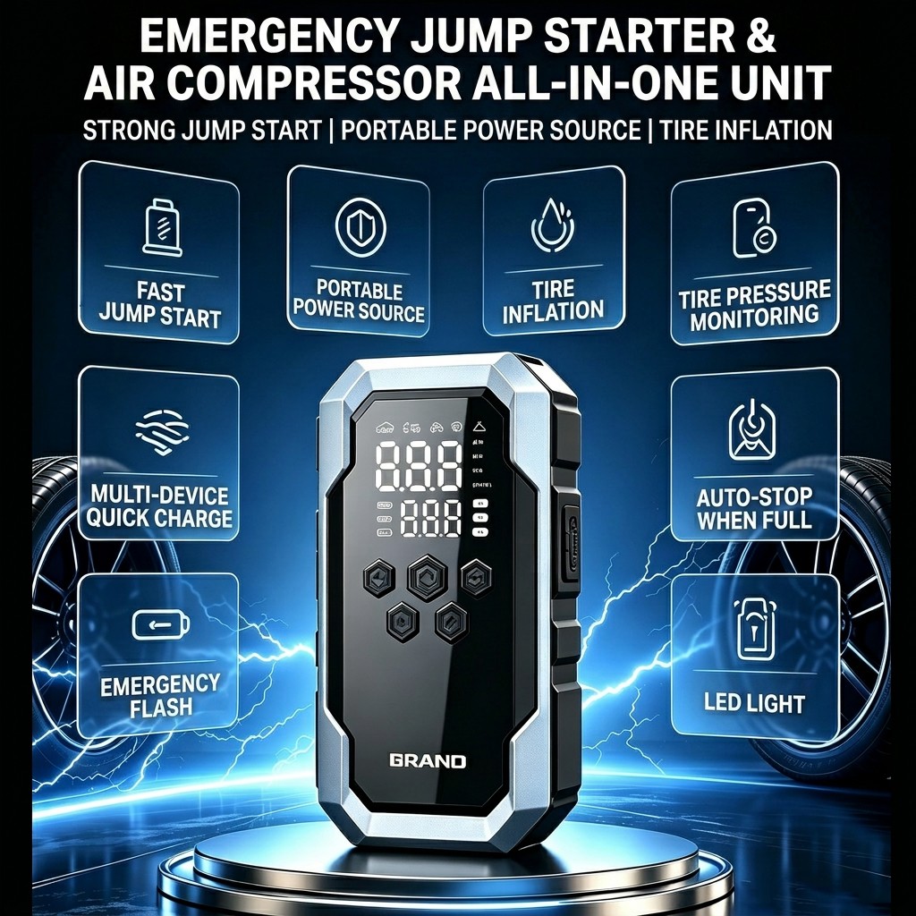 بادئ تشغيل ومضخة هواء 2 في 1 APS-536